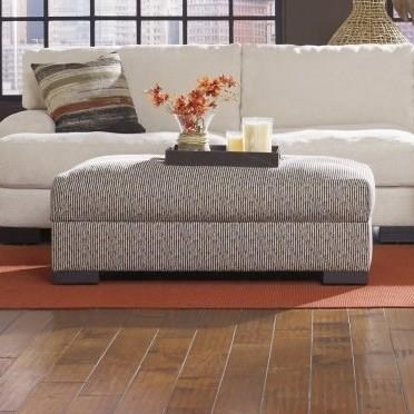 Contemporary online storage ottoman